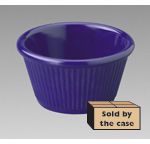 4-1/2 Oz. Cobalt Blue, Fluted Melamine Ramekins: Case, 72/CS