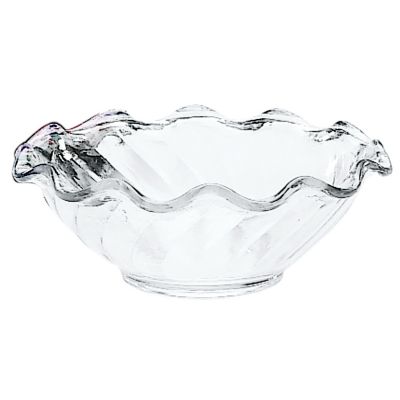 Swirl Bowl Dessert Bowl, Tall 5 oz. Clear 24 per case