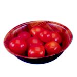 Next Day Gourmet Woven Wood Flat Bottom Parquet Bowl Parquet Bowl 6 Mahogany 12 per case - STOCKED ITEM