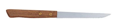 Steak Knife Teakwood Economy Handle 4-1/4'' Blade 1 Dozen per case