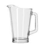 Glass Pitcher 60 oz., 6 per case - STOCKED ITEM