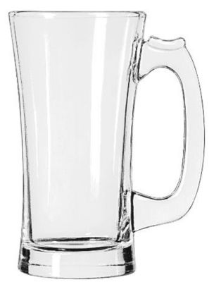 Flared Thumb Grip Beer Mug 11 oz., 24 per case