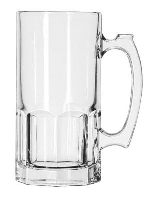 Paneled Super Beer Mug, 33-3/4 oz., 12 per case
