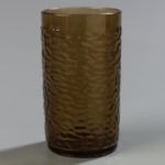 Pebble Optic Plastic Tumbler, 12 oz. Smoke 24 per case - STOCKED ITEM