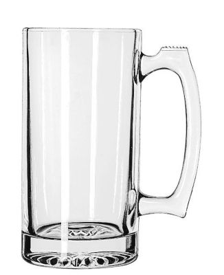 Beer Mug  Super Mug, Plain 25 oz. 1 Dozen