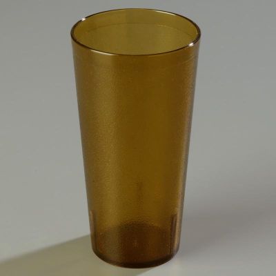 Stackable Plastic Tumbler, 32 oz. 24 per case, Amber