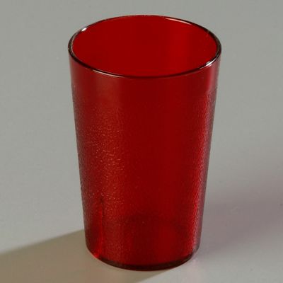 Stackable Plastic Tumbler, 8 oz. 6 Dozen per case, Red