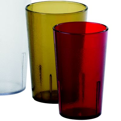 Stackable Plastic Tumbler, 9-1/2 oz. 6 Dozen per case, Amber