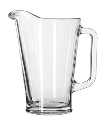 Glass Pitcher 34 oz., 6 per case