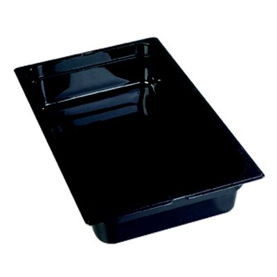 Hi-Heat Top Notch Food Pan Full Size - 4 deep Black - STOCKED ITEM