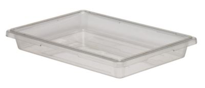Food Storage Box 18'' x 26'' x 3-1/2'' Deep Clear