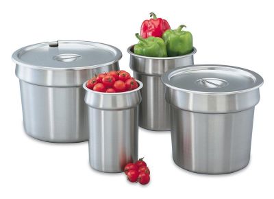 Stainless Steel Inset Pan 7 Quart 8-1/2'' diameter