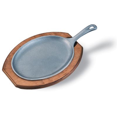 Fajita Skillet with Handle, Cast Aluminum, 12 per case.