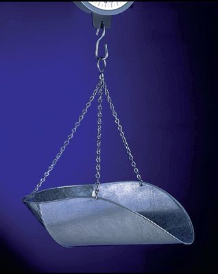 Hanging Scale Galvanized Scoop 20 lb.