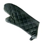 Next Day Gourmet Oven Mitt 17 Black Pyrotex Sold Pair - STOCKED ITEM