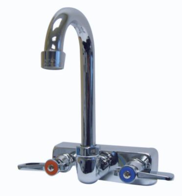 Hand Sink Splash Mounted Gooseneck Faucet