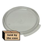 Round Storage Container 1 Quart Lid White 12 per case