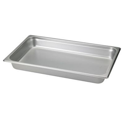 Stainless Steel Steam Hotel Pan Full Size 2-1/2''D