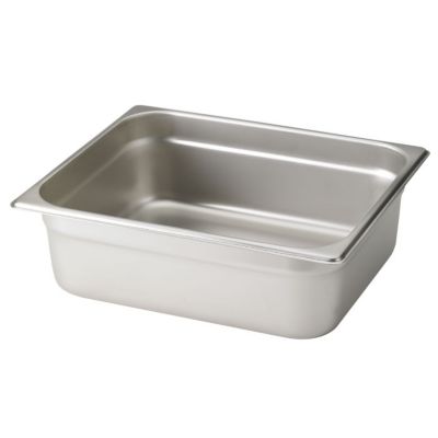 Stainless Steel Steam Hotel Pan Half Size 4''D