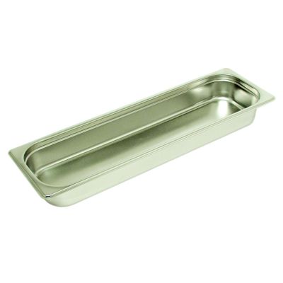 Stainless Steel Steam Hotel Pan Half Size Long 2-1/2''D