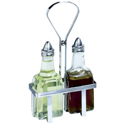 Oil/Vinegar Rack & Cruets Chrome Rack Only, Holds (2) Cruets Holds (2) Cruets Holds (2) Cruets 6 per case