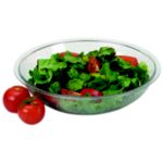 Clear Pebbled Polycarbonate Round Bowl 6 diameter Clear 12 per case