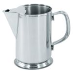 Next Day Gourmet Stainless Steel Pitcher With Gadroon base, Hollow Handle 2 Quart - STOCKED ITEM