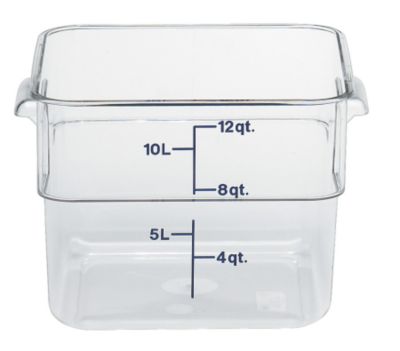 CamSquare Food Container 12 Qt. Clear