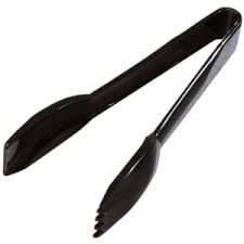 Salad Tong Black 6''