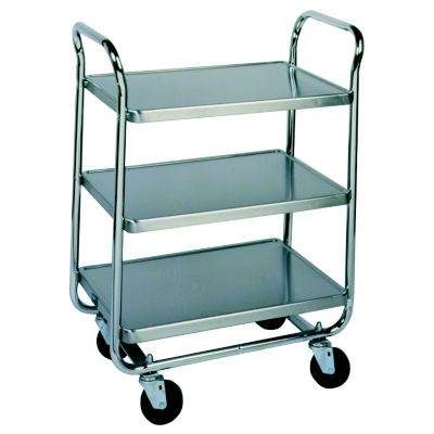 Heavy Duty Utility Cart 21'' x 33'' Shelves, Capacity 500 lb.