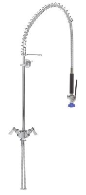 Faucet Prerinse Unit, Water Saver, Deck Mount, Fisher