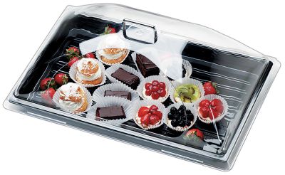 Camwear Display Cover Clear 12'' x 20'' Rectangular With Center Hinge