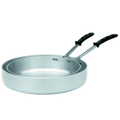 Aluminum Saut&eacute; Pan Stock Pots 5 Quart 12'' diameter