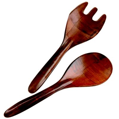 2 Pc Parquet Salad Set 12''