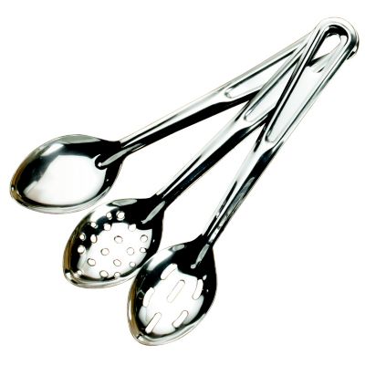 Standard Weight Stainless Steel Spoon 11'' Solid