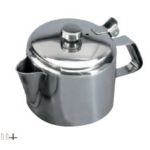 Next Day Gourmet 18/8 Stainless Steel Squat Teapot 11 oz. - STOCKED ITEM