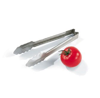 9.5 inch Stainless Steel One Piece Utility Tong - STOCKED ITEM