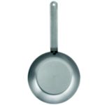 Steel French-Style Fry Pan 8 diameter, 1-5/8 Top Depth - STOCKED ITEM