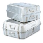 Aluminum Bakeware Double Roaster 20-1/8 x 16-1/8 x 9 - STOCKED ITEM
