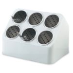 Flatware Holder Grey Holder 15-3/8W x 10-3/4D x 11H - STOCKED ITEM