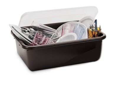Heavy Duty Bus Box 20'' x 15'' x 5'' Black