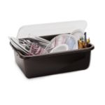 Heavy Duty Bus Box 20 x 15 x 5 Black - STOCKED ITEM