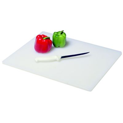 White Cutting Board 12'' x 18'' x 1/2'' Thick