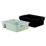 Two Compartment Grey Bus Box - STOCKED ITEM