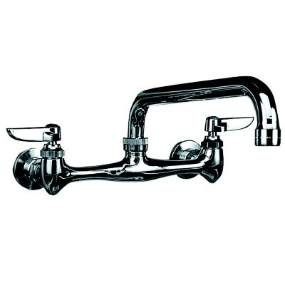 Economy Faucet With 8'' Center For 2 or 3 Tub Sinks With 16'' Spout