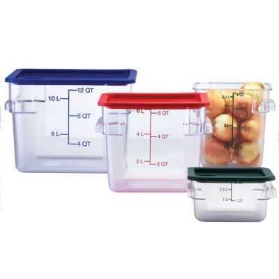 Storplus Square Storage Container 2 Quart Clear