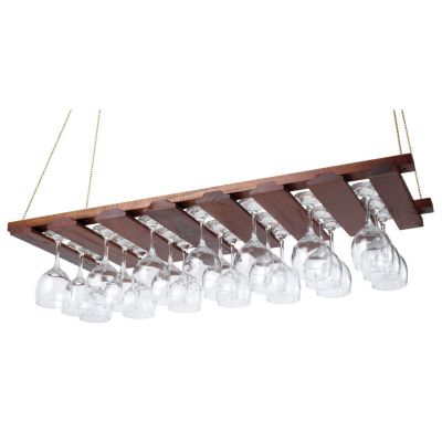 Versatile Glass Rack 28 glass Oak finish