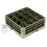 Next Day Gourmet Warewashing Systems 16 Compt. Glass Rack Base - STOCKED ITEM
