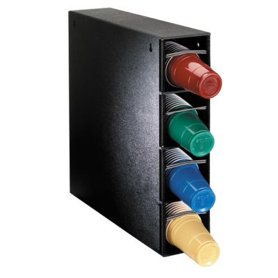 Adjustable Cup Dispenser polystyrene cabinet 4 Section