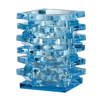 Casual Candle Lamp Marquee Blue, 4-1/2''H